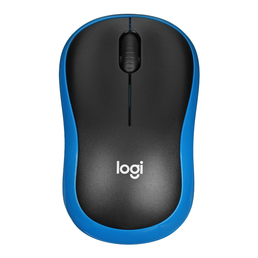 Беспроводная мышь Logitech M185 Blue Wireless Черный / / Черный photo 1